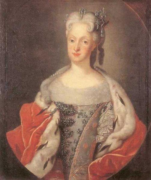 Louis de Silvestre Portrait of Maria Josepha of Austria oil painting picture